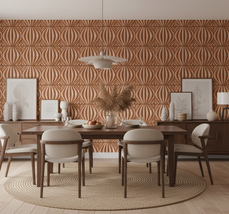 Tapeta do jadalni efekt piasku 3d - TenStickers