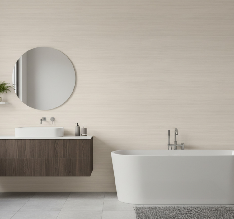 Tapeta do łazienki w miejskim, minimalistycznym stylu - TenStickers