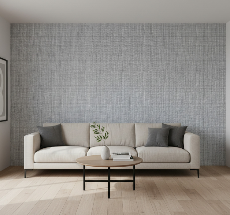 Tapeta do salonu ręcznie rysowana siatka łupkowa - TenStickers