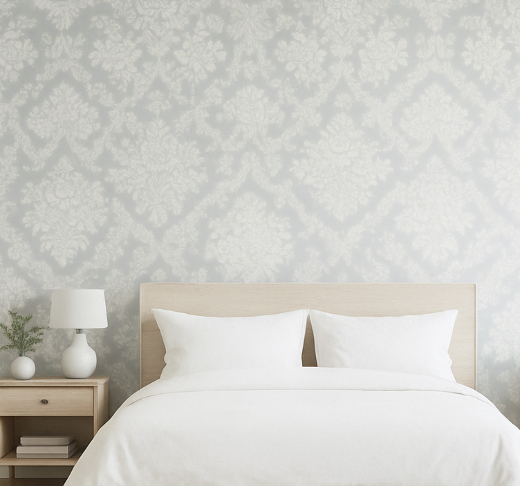 Tapeta do sypialni w stylu vintage - TenStickers