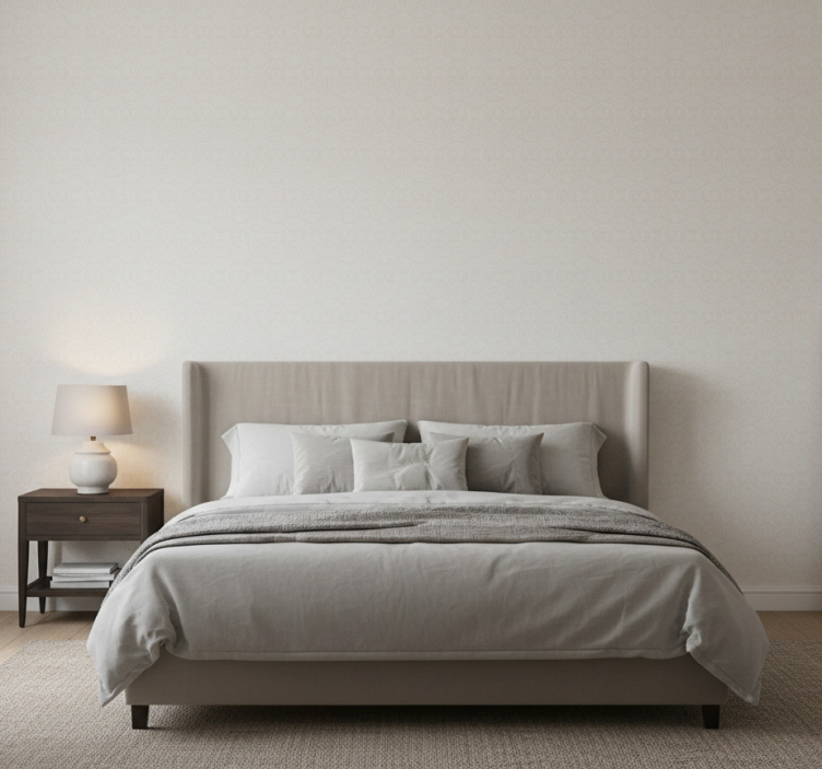 Tapeta do sypialni z motywem tańczących chmur - TenStickers