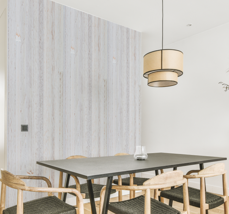 Tapeta drewno bielone deski - TenStickers