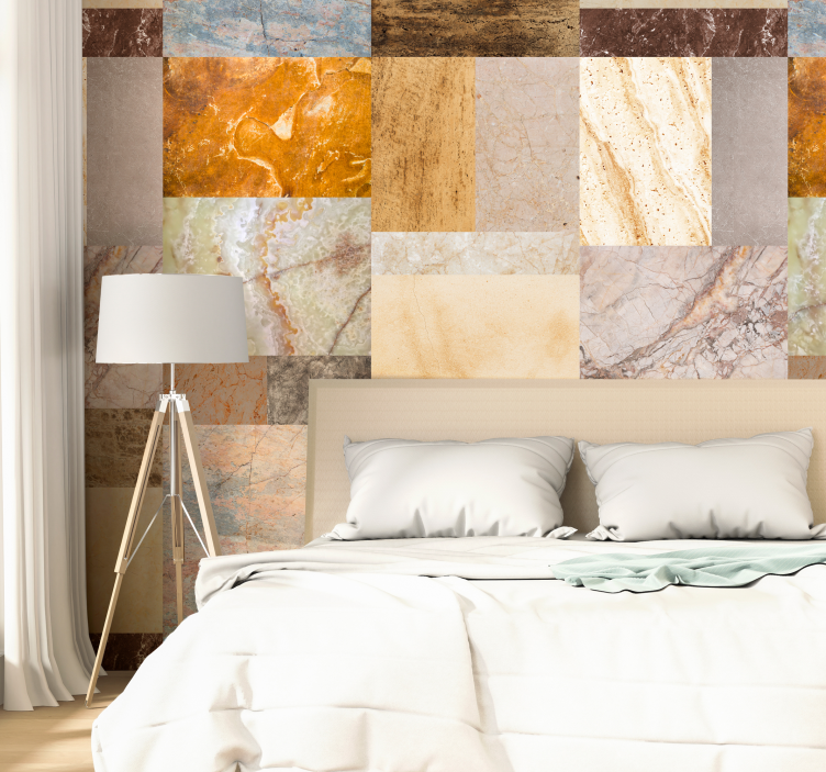 Tapeta elegancja marmurowej tekstury - TenStickers