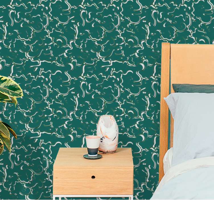 Tapeta geometrczyna abstrakcyjne wiry - TenStickers