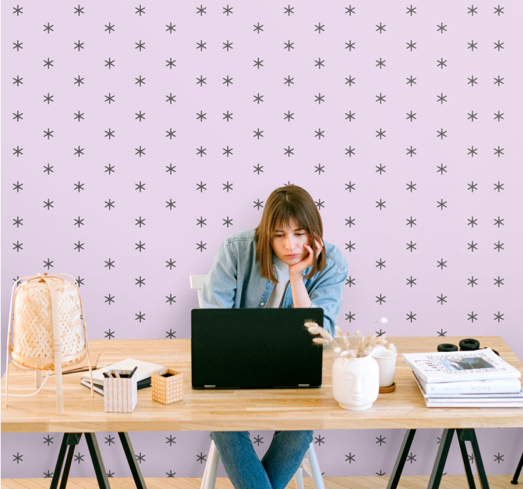 Tapeta gwiazdy gwiaździsta ściana akcentująca - TenStickers