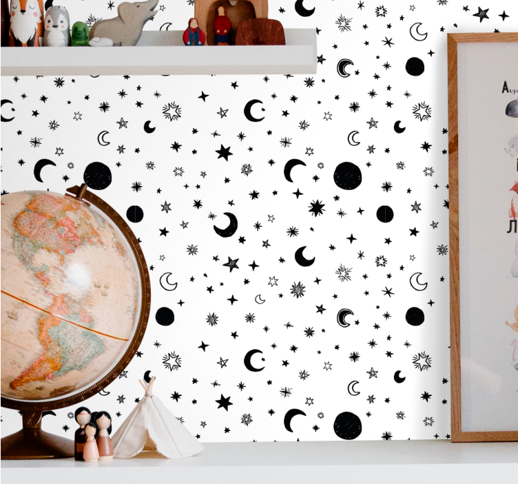 Tapeta gwiazdy niebiańskie nocne niebo - TenStickers