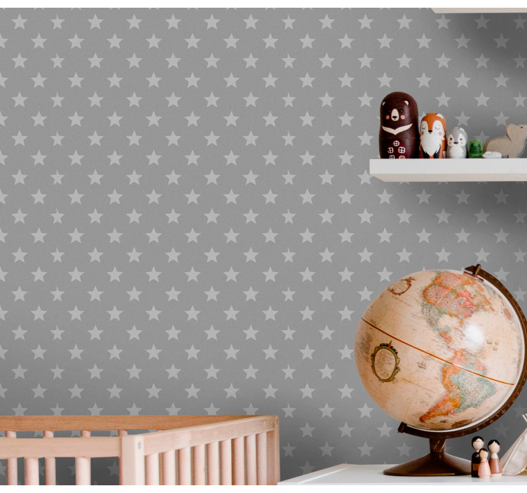 Tapeta gwiazdy prostota wzoru gwiazdy - TenStickers