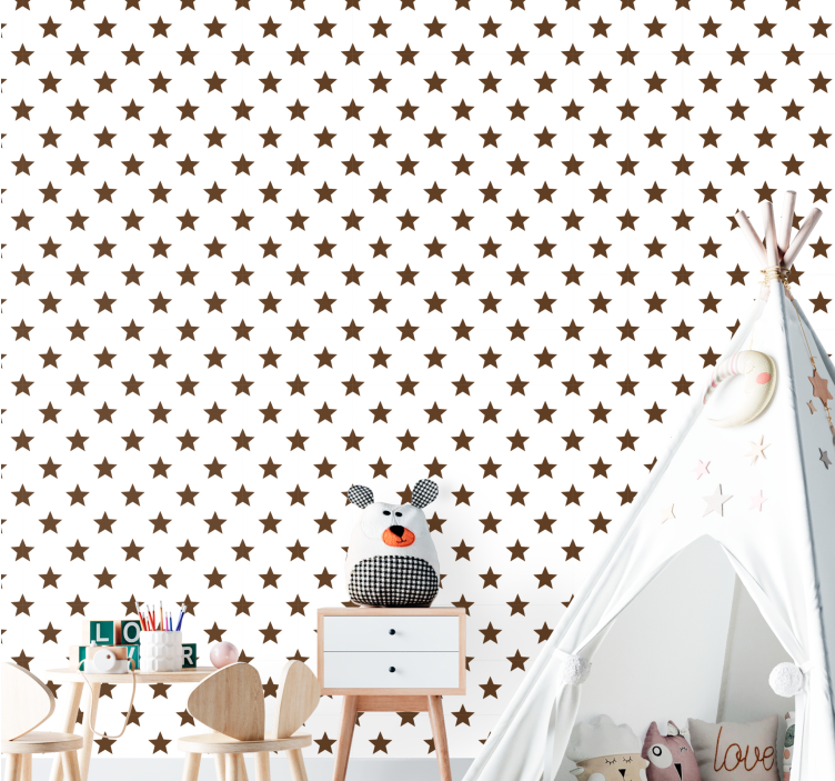 Tapeta gwiazdy przestrzeń wypełniona gwiazdami - TenStickers