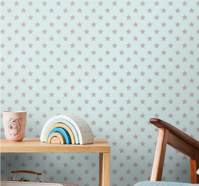 Tapeta gwiazdy wzór gwiazdy - TenStickers