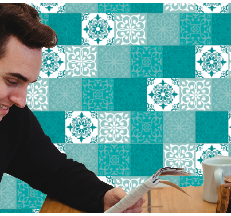 Tapeta kafelki płytki ozdobne - TenStickers