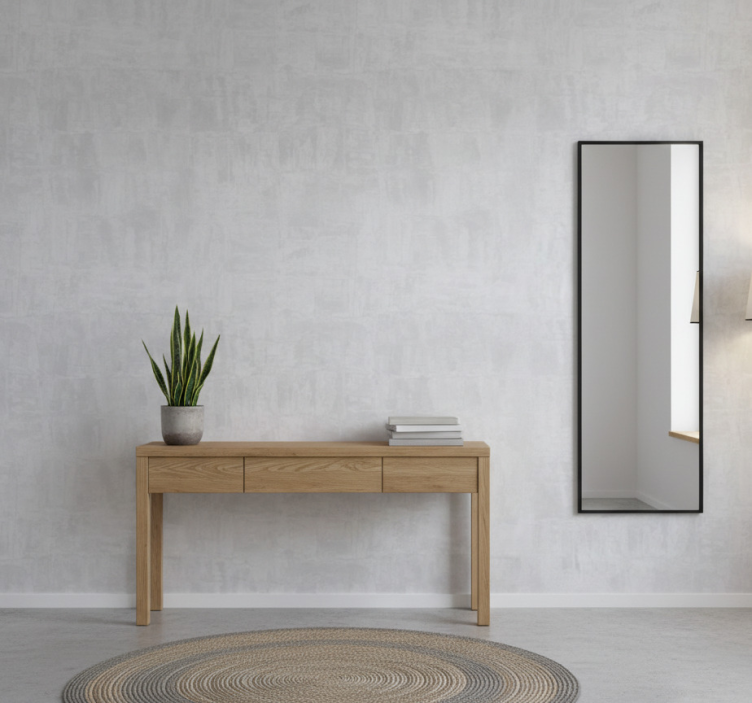 Tapeta kamienie jasnoszary beton - TenStickers