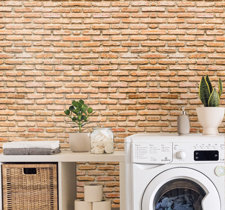 Tapeta kamienie w beżowy teksturowany wzór - TenStickers