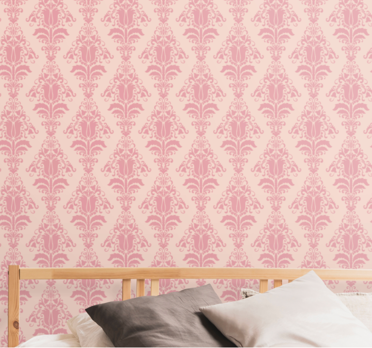 Tapeta kwiaty wdzięczne motywy botaniczne - TenStickers