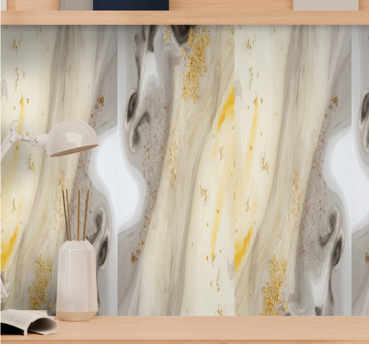 Tapeta marmur elegancki szary design - TenStickers