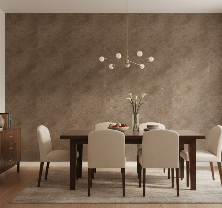 Tapeta marmur w eleganckim brązowym odcieniu - TenStickers