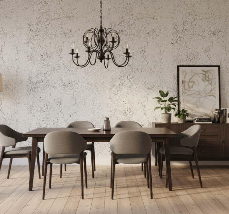 Tapeta marmur z pękniętą białą powierzchnią - TenStickers