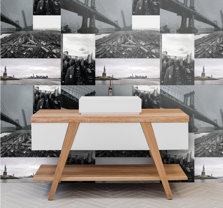 Tapeta miasto montaż metropolitalny - TenStickers