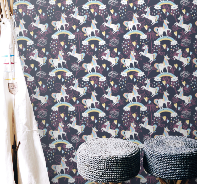 Tapeta motyle wzór mitycznego stworzenia - TenStickers