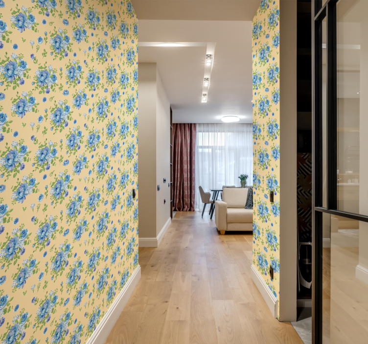 Tapeta do korytarza Lśniący korytarz - TenStickers