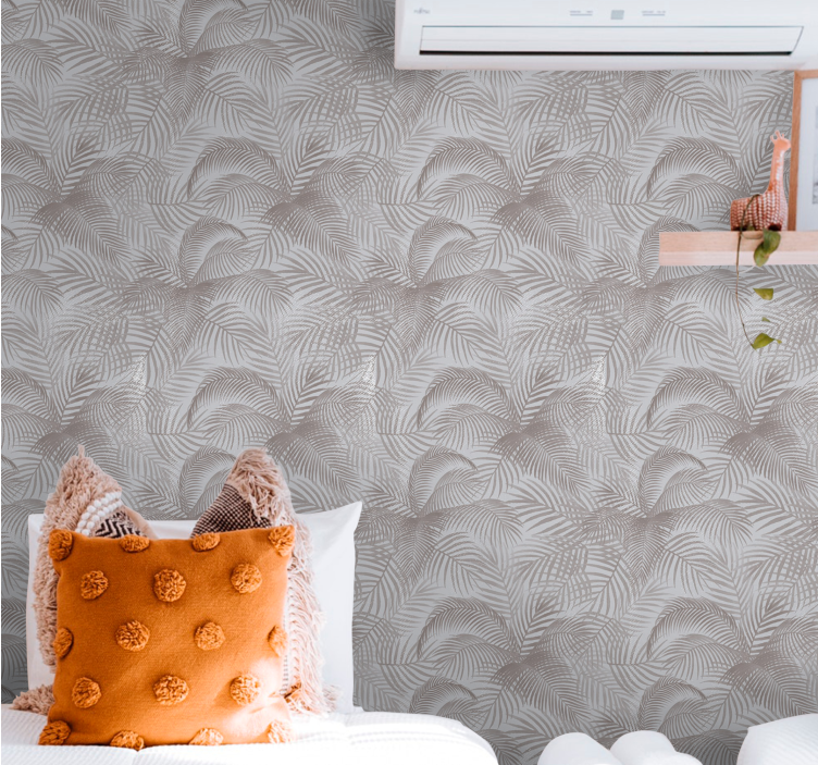 Tapeta natura eleganckie wzory liści - TenStickers