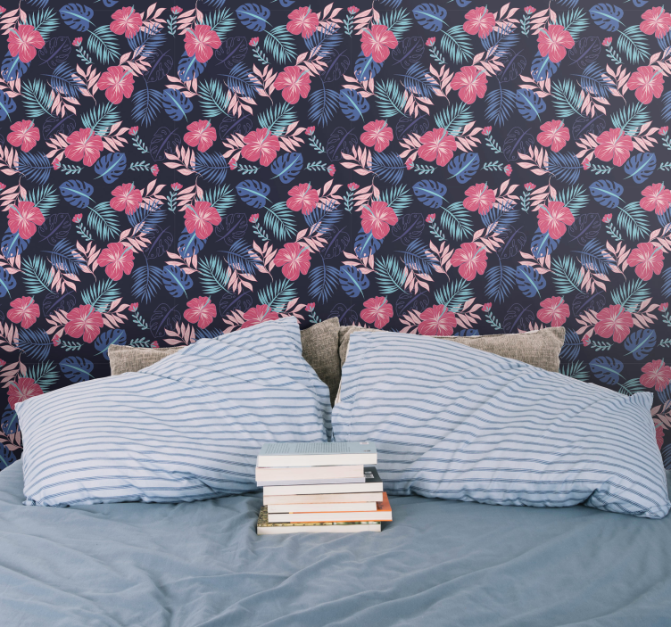 Tapeta natura tropikalne rośliny botaniczne - TenStickers