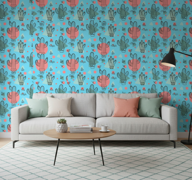 Tapeta natura w kaktusy - TenStickers