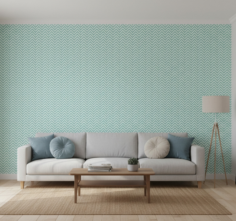 Tapeta nowoczesna w geometryczny wzór strzałek - TenStickers