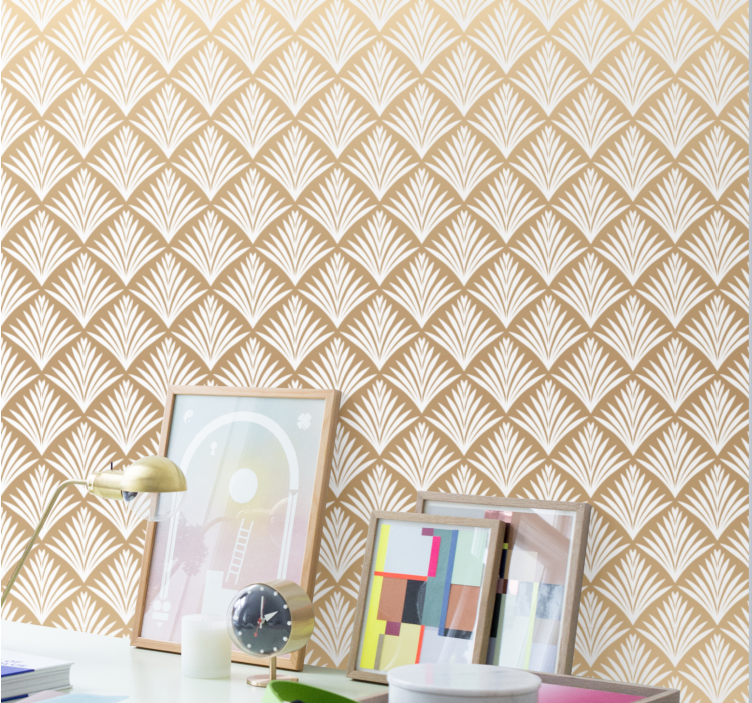 Tapeta ornament elegancki łukowaty detal - TenStickers