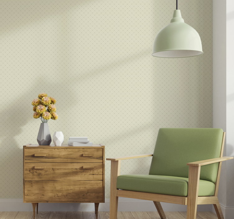 Tapeta z wzorem minimalistycznych rombów - TenStickers