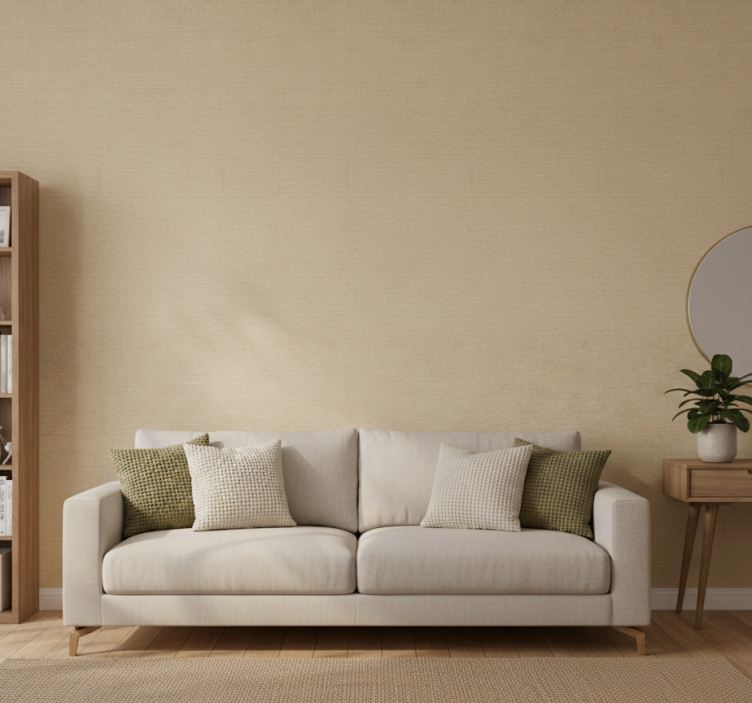 Tapeta rustykalna w odcieniach beżu - TenStickers