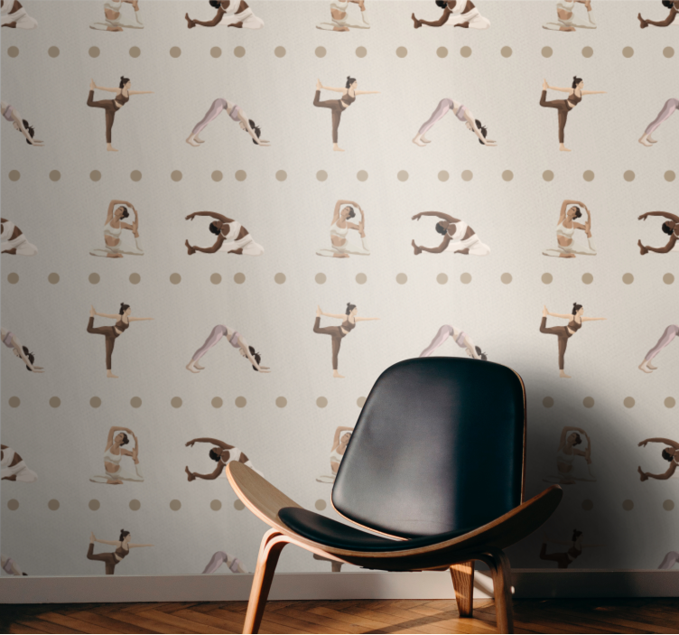 Tapeta sztuka figury jogi - TenStickers