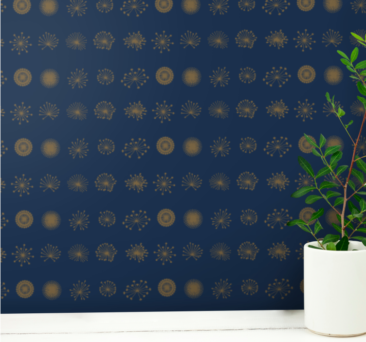 Tapeta sztuka wzór niebiańskiego wybuchu - TenStickers