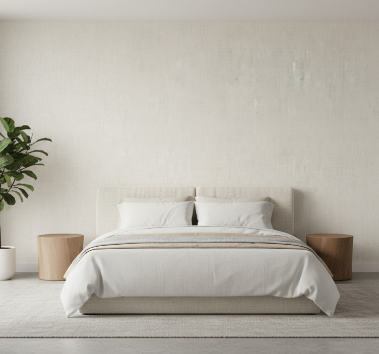 Tapeta tekstura neutralny len - TenStickers