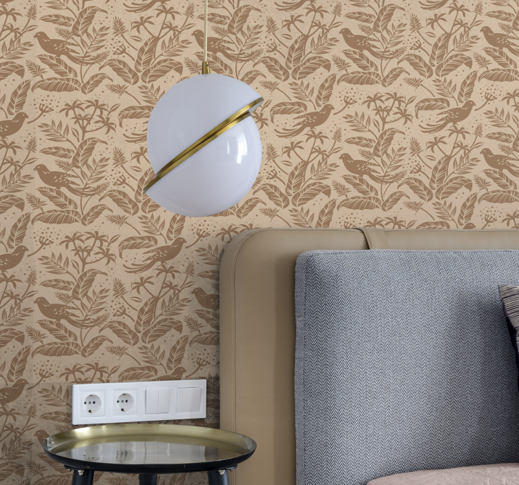 Tapeta kwiaty botaniczne zaklęcie - TenStickers