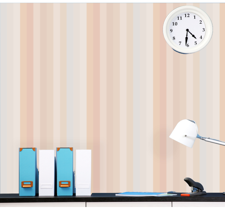 Tapeta w paski projekt w pionowe paski - TenStickers