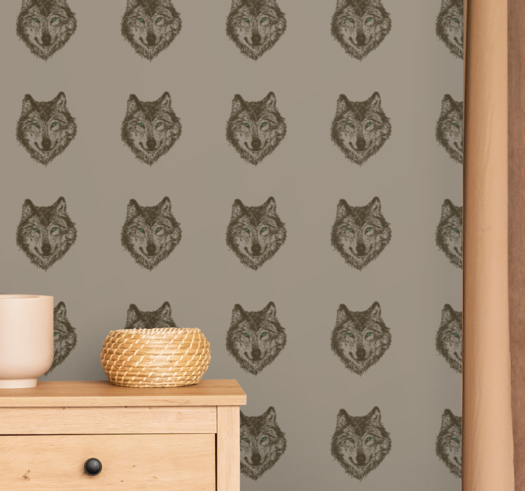 Tapeta Wilk europejski - TenStickers