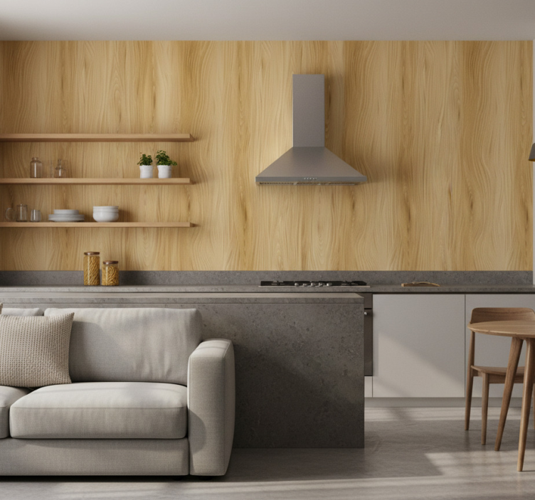 Tapeta wzory i tekstury drewno organiczne - TenStickers