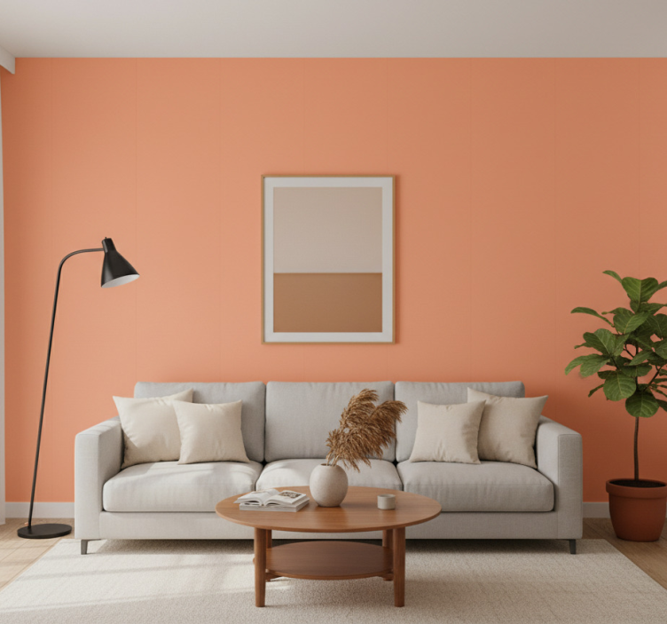 Tapeta wzory i tekstury kwaska morelowa - TenStickers