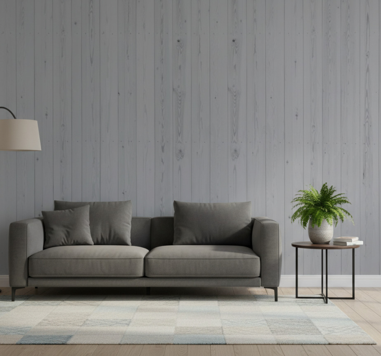 Tapeta wzory i tekstury w odcieniu szaro-drewnianym - TenStickers