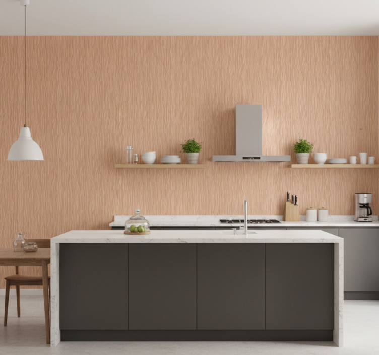 Tapeta wzory i tekstury w organiczny wzór drewna - TenStickers