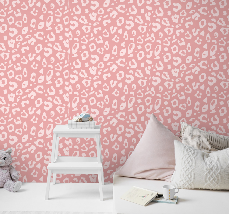 Tapeta leopard abstrakcyjny wzór zwierzęcy - TenStickers