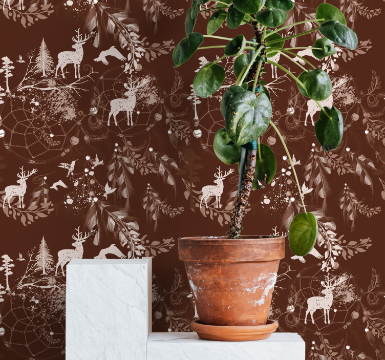 Tapeta zwierzęta leśne stworzenia - TenStickers