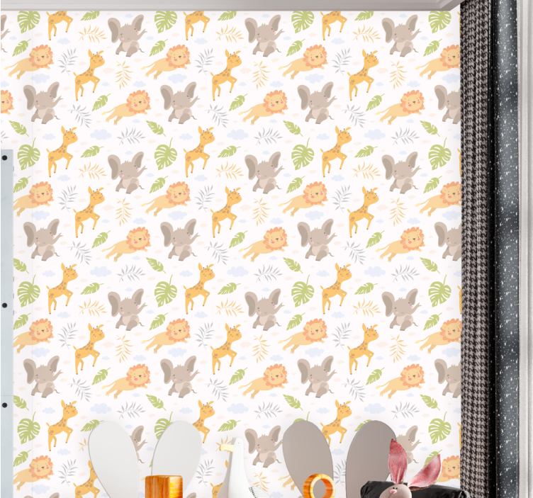 Tapeta zwierzęta charyzmatyczna fauna - TenStickers