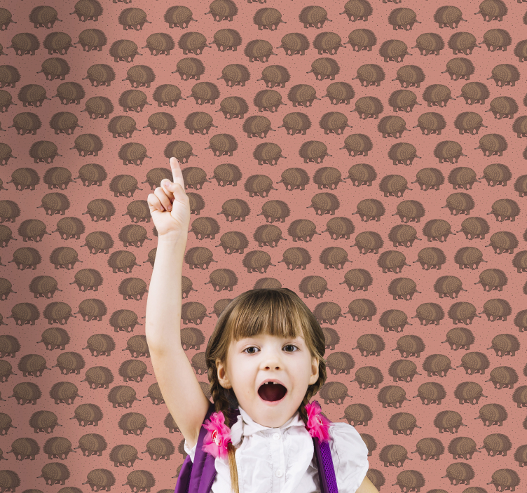 Tapeta zwierzęta motyw jeża czerwonego - TenStickers