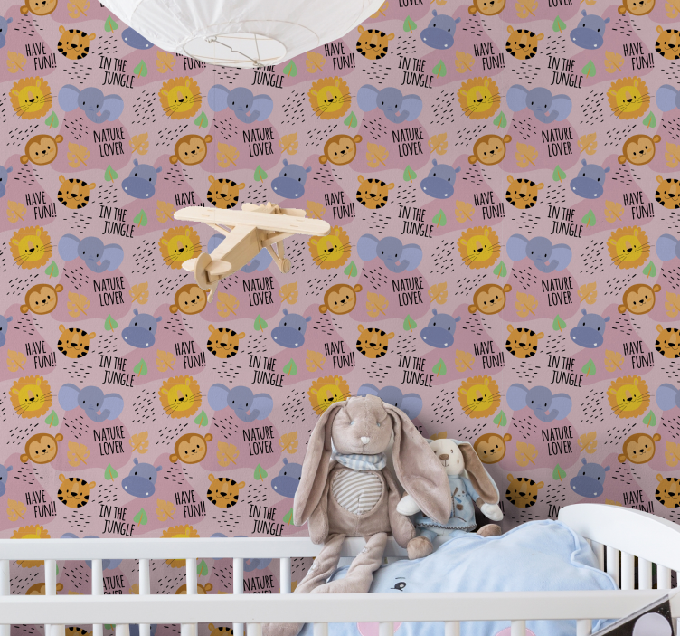 Tapeta dla dzieci miłośnik natury dżungli - TenStickers