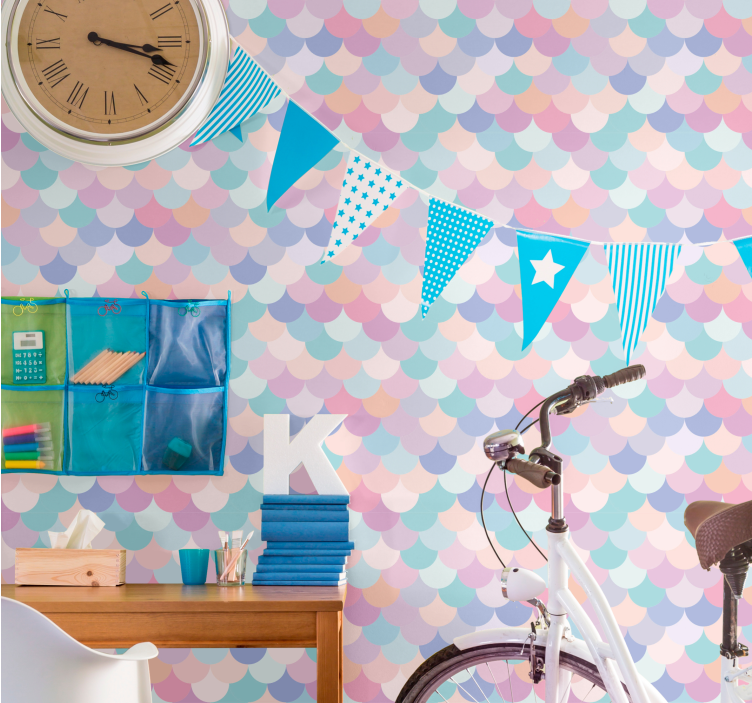 Tapety ze zwierzętami w delikatnych odcieniach - TenStickers