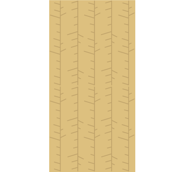 Tapeta drzewa stylizowany minimalistyczny wzór - TenStickers