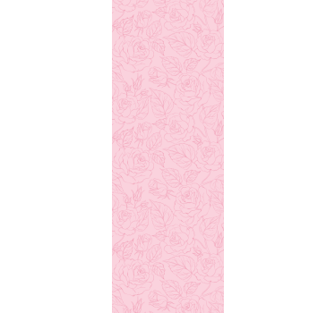 Tapeta kwiaty na różowym tle - TenStickers