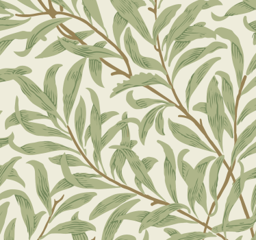 Tapeta do kuchni rośliny botaniczne zielone - TenStickers