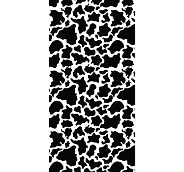 Tapeta zwierzęta w wzór skóry krowy - TenStickers